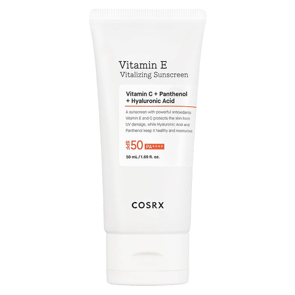 COSRX - Vitamin E Vitalizing Sunscreen SPF50 PA++++ – Korean-Skincare