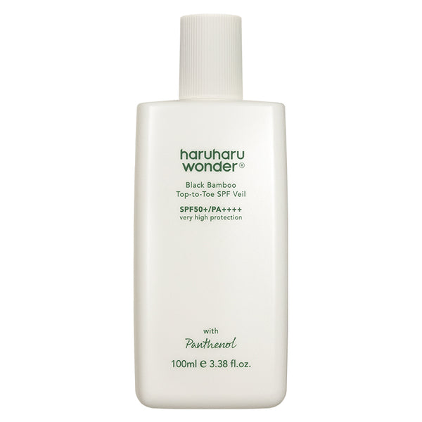 Haruharu Wonder - Black Bamboo Top-to-Toe SPF Veil – Korean-Skincare