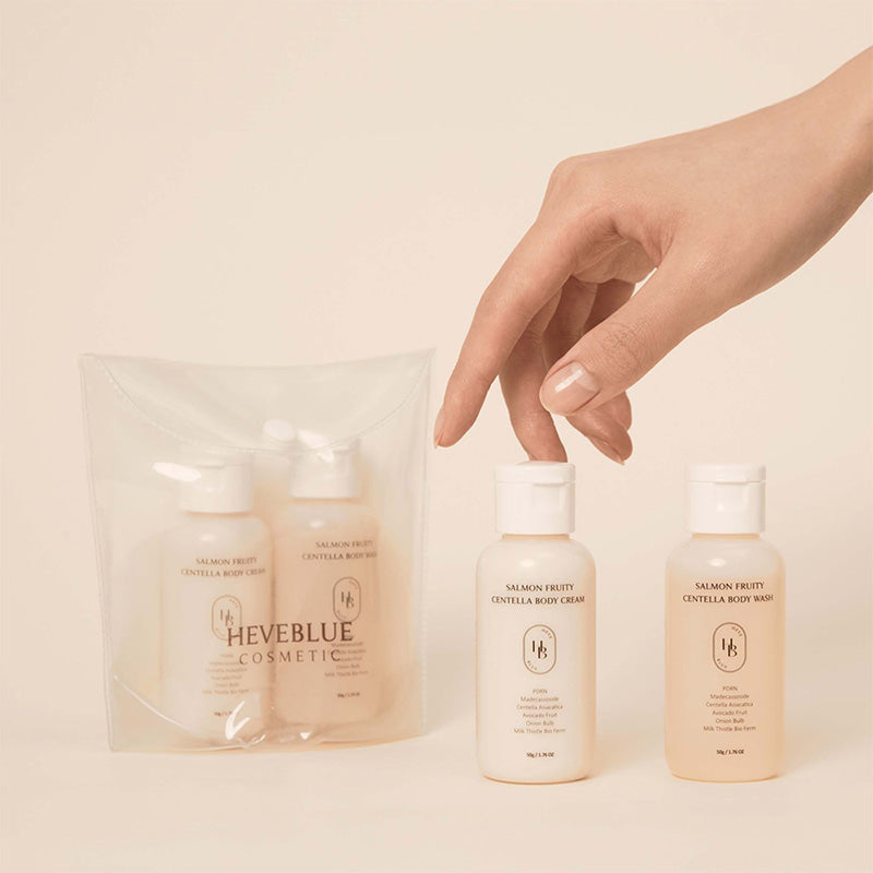 Salmon Fruity Centella Body Travel Kit