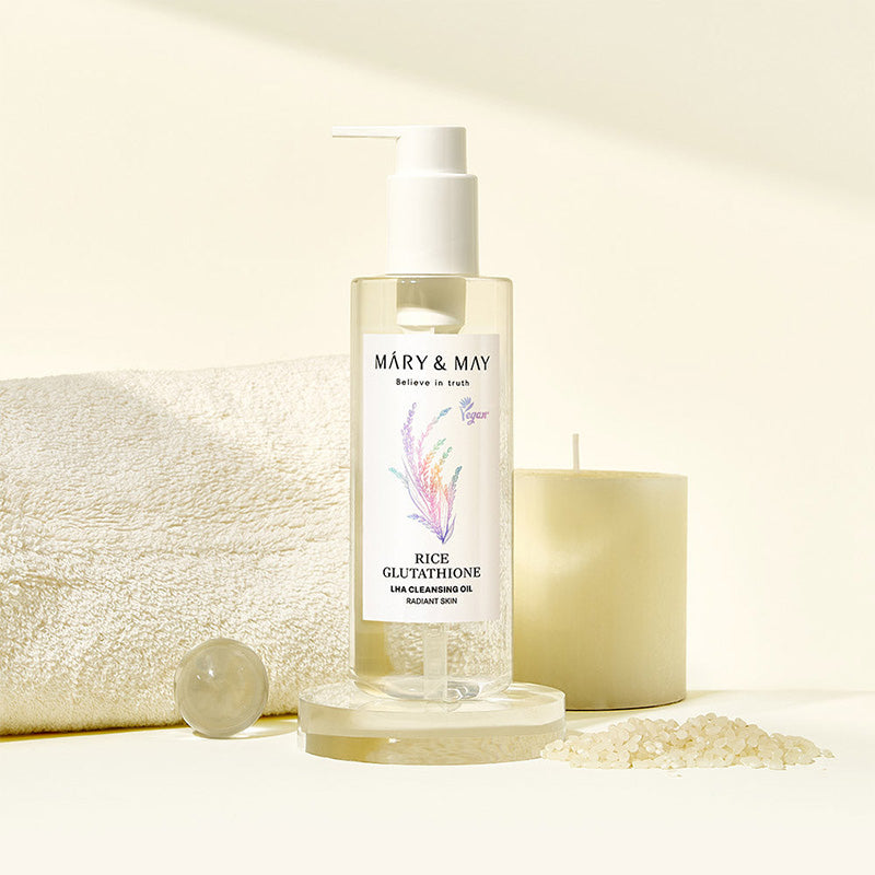 Mary & May - Rice Glutathione LHA Cleansing Oil Korean-Skincare Mary & May - Rice Glutathione LHA Cleansing Oil Korean-Skincare