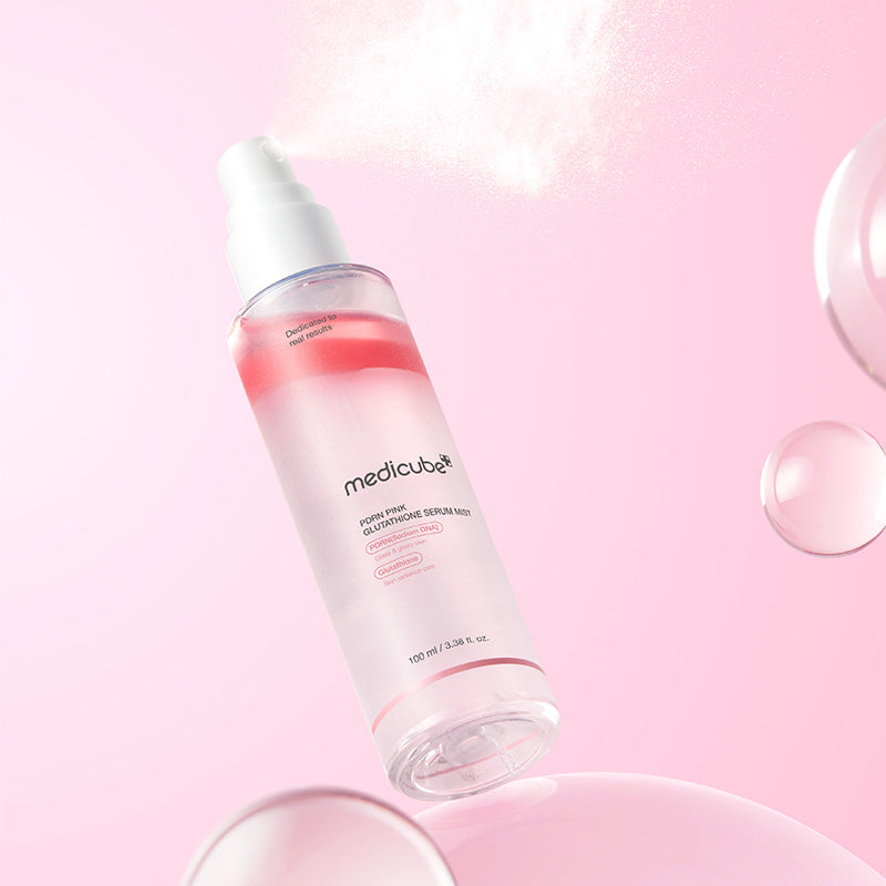 medicube pdrn pink glutathione serum mist reviews PDRN Pink Glutathione Serum Mist