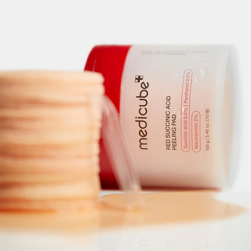 Red Succinic Acid Peeling Pad