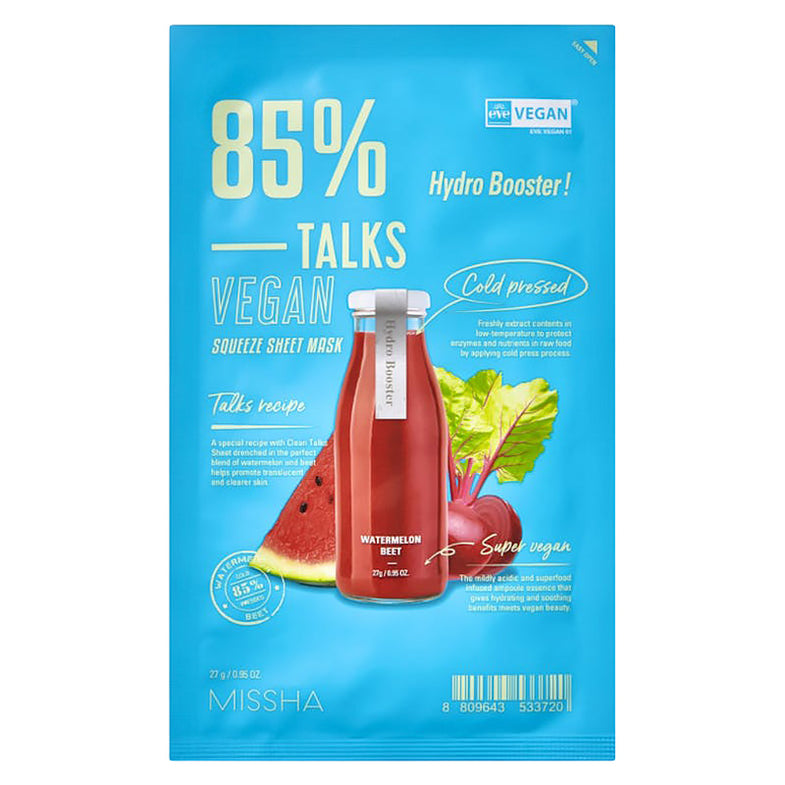 MISSHA - Talks Vegan Squeeze Sheet Mask – Korean-Skincare