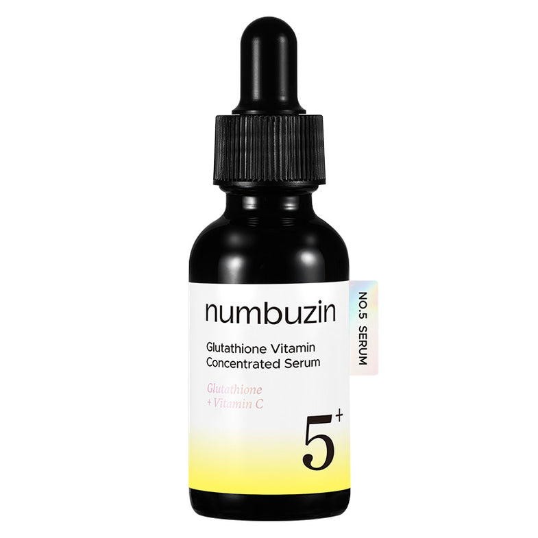 numbuzin glutathione vitamin concentrated serum Shop - No.5+ - 30ml (4ea) Set Vitamin C Numbuzin No.5+ Glutathione Vitamin Concentrated