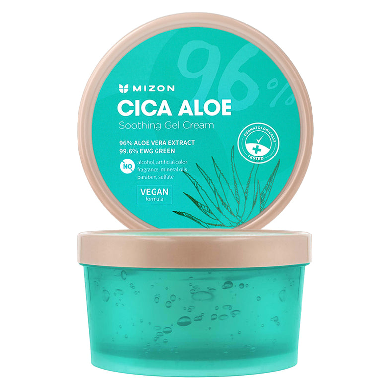 Mizon - Cica Aloe 96% Soothing Gel Cream – Korean-Skincare
