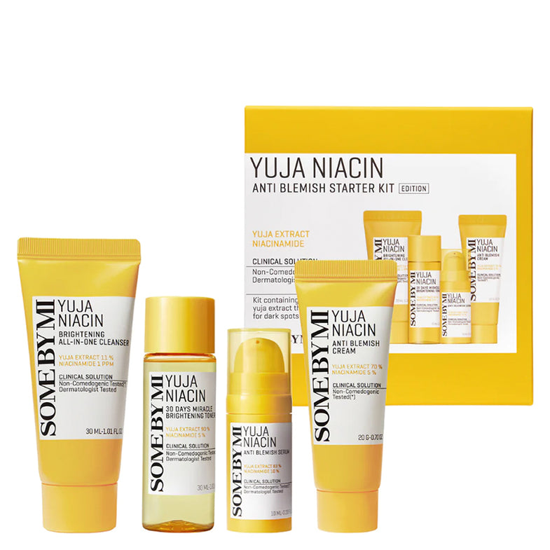 Some By Mi Yuja Niacin Anti Blemish Starter Kit I Korean Skincare