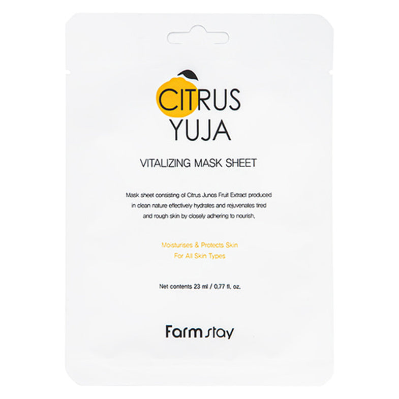 Farm Stay - Citrus Yuja Vitalizing Mask Sheet I Korean Skincare