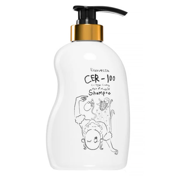 新品未使用品 エリサベッカCER-100 シャンプー＆トリートメント Elizavecca - CER-100 Collagen Coating Hair A+ Muscle Shampoo