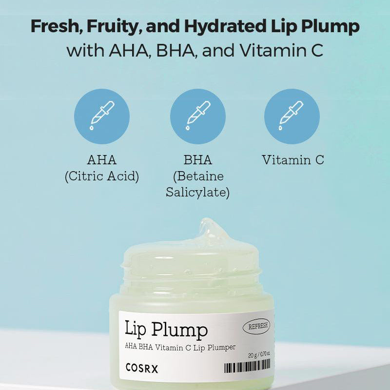 COSRX - Refresh AHA BHA Vitamin C Lip Plumper Korean-Skincare COSRX - Refresh AHA BHA Vitamin C Lip Plumper Korean-Skincare