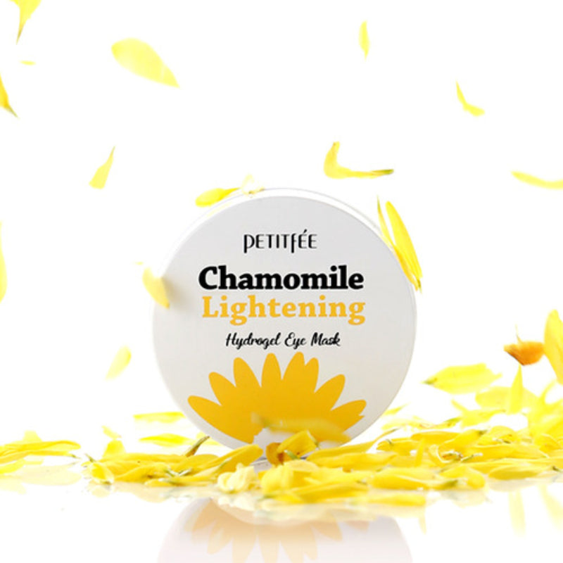 Petitfee Chamomaile Lightening Hydrogel Eye Mask - Korean-Skincare