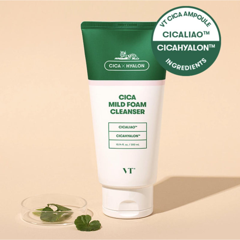 VT Cosmetics Cica Mild Foam Cleanser - Korean-Skincare