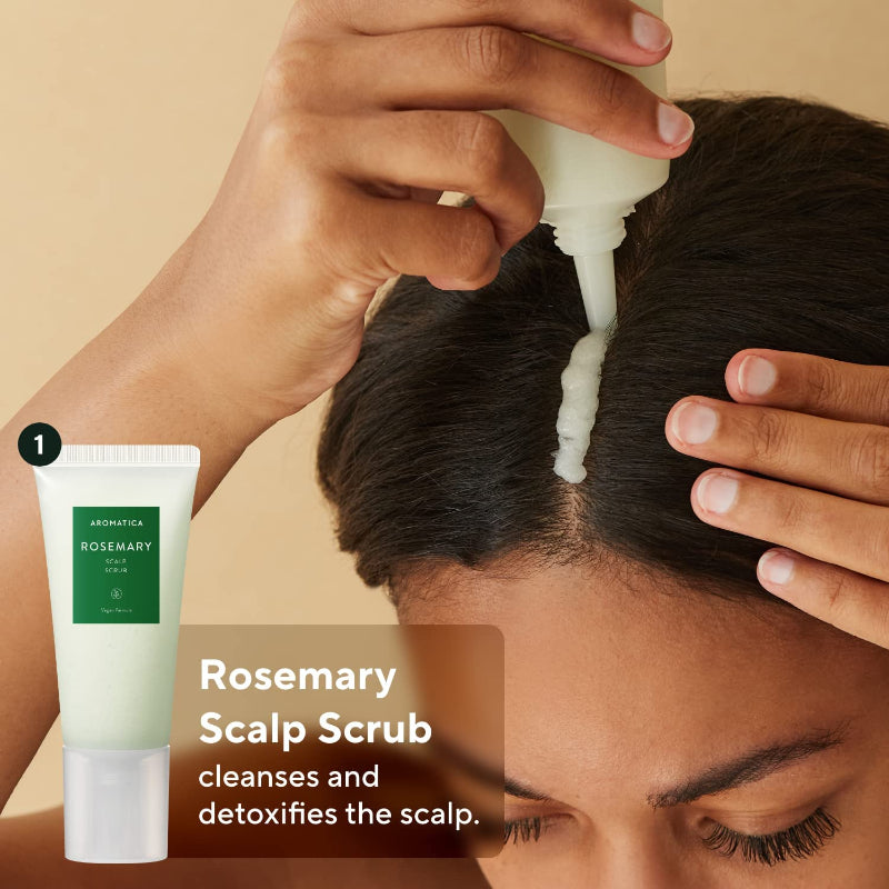 Aromatica Rosemary Scalp Scaling Trial Kit I Korean Skincare – Korean-Skincare
