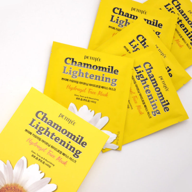  Chamomile Lightening Hydrogel Face Mask - Korean-Skincare