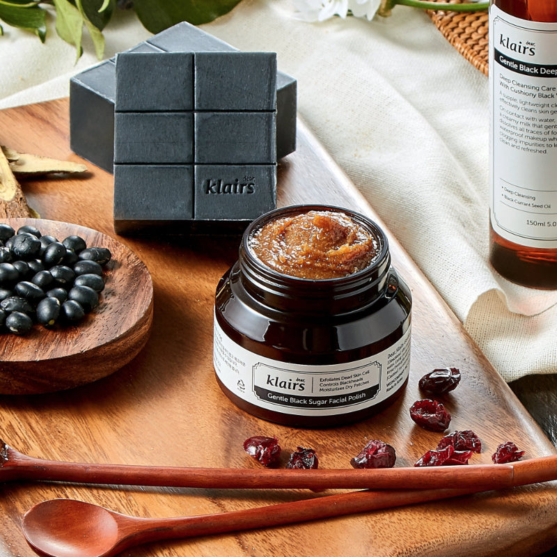 Klairs Gentle Black Sugar Facial Polish - Korean-Skincare