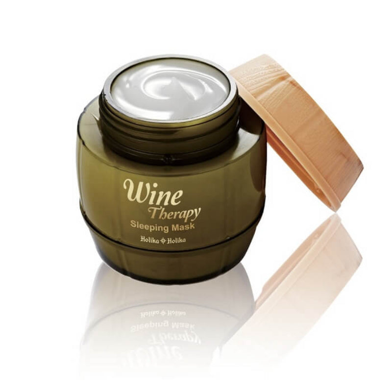 Holika Holika Wine Therapy Sleeping Mask #White Wine - Korean-Skincare