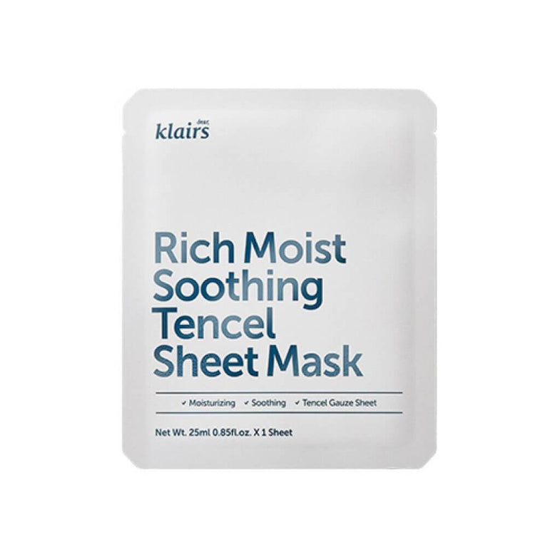 Dear Klairs - Rich Moist Soothing Tencel Sheet Mask – Korean-Skincare