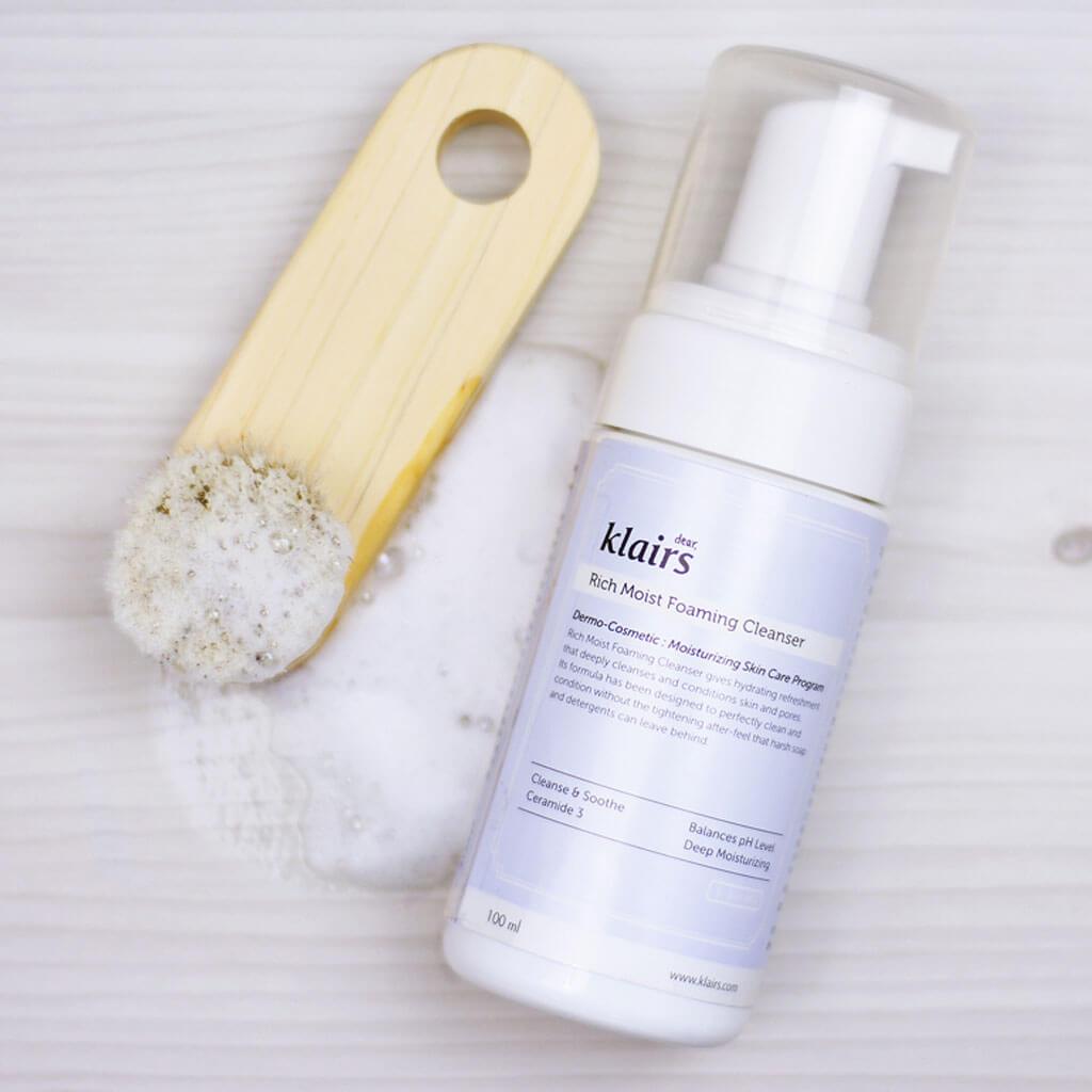 Klairs Rich Moist Foaming Cleanser - Korean-Skincare