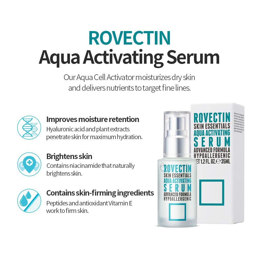 ROVECTIN Skin Essentials Aqua Activating Serum - Korean-Skincare