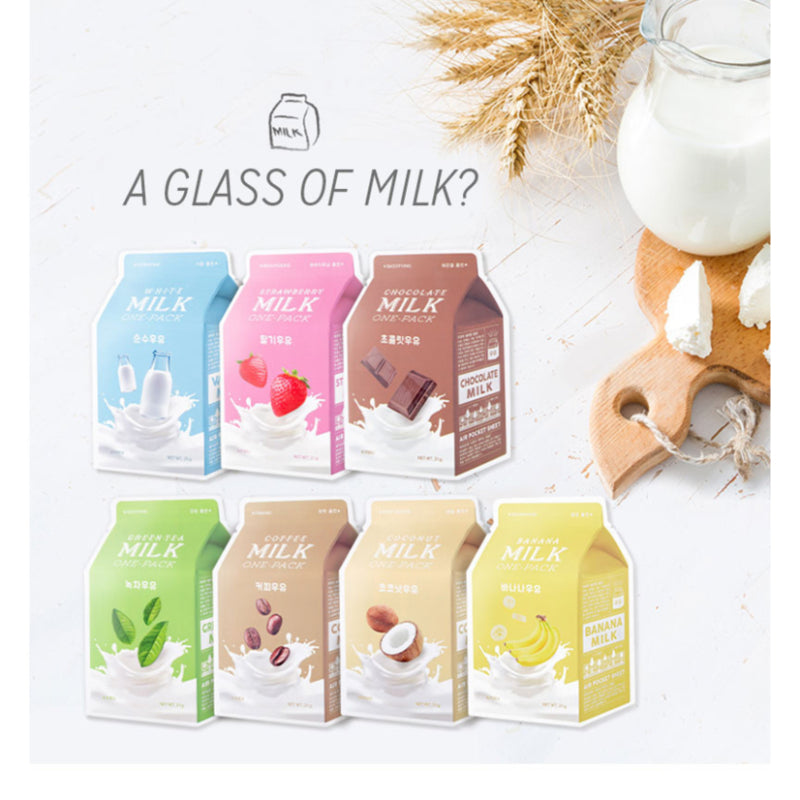  Milk One Pack #White Milk - Korean-Skincare