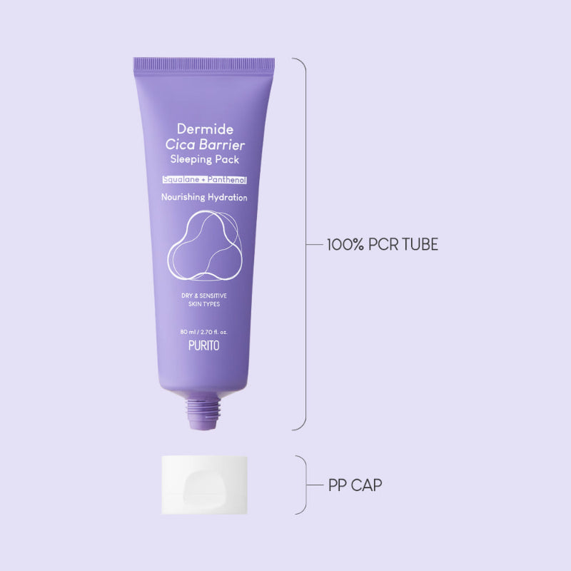  Dermide Cica Barrier Sleeping Pack - Korean-Skincare