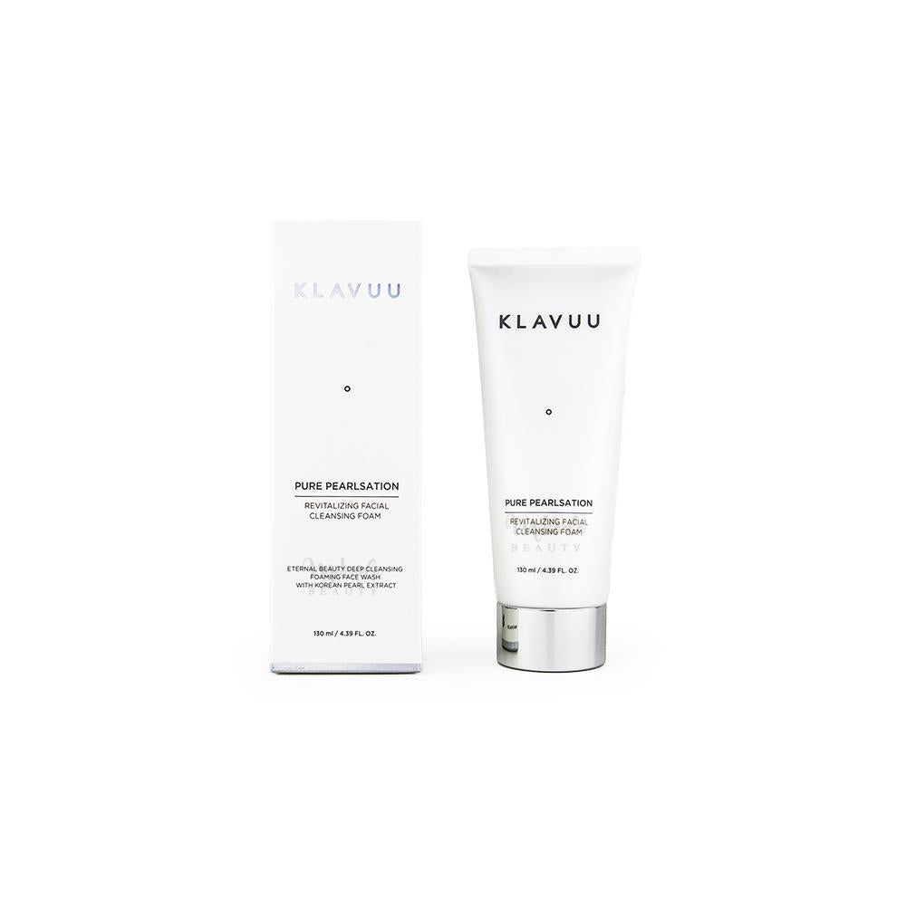 Klavuu PURE PEARLSATION Revitalizing Facial Cleansing Foam - Korean-Skincare