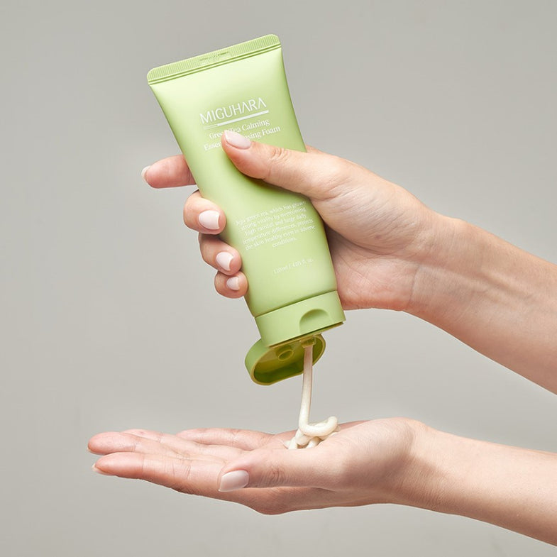MIGUHARA - Green Tea Calming Essence Cleansing Foam Origin